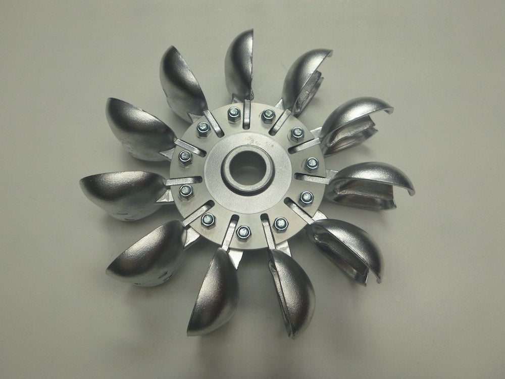 Hub With Pelton Cups Assembly — McConnel